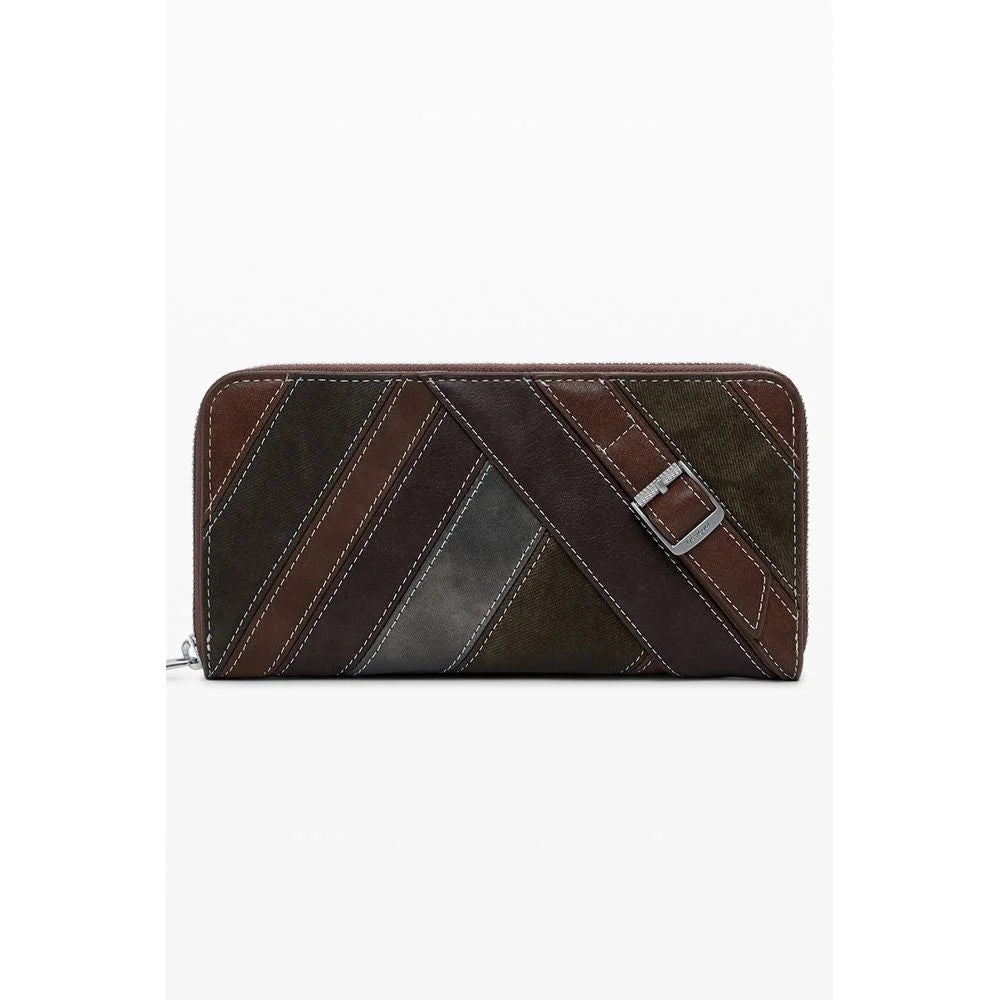 Desigual Brown Polyethylene Women Wallet - Wallets