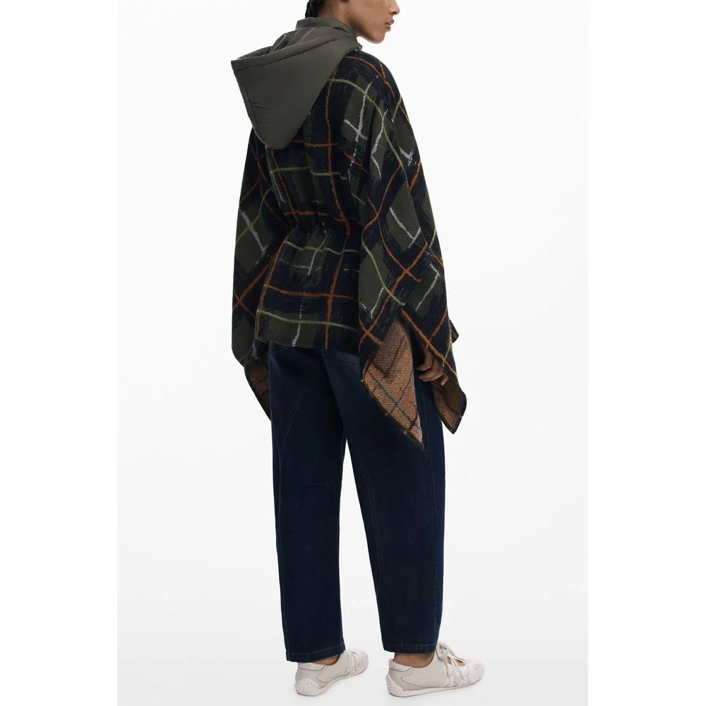 Desigual Green Polyester Women Poncho - One Size
