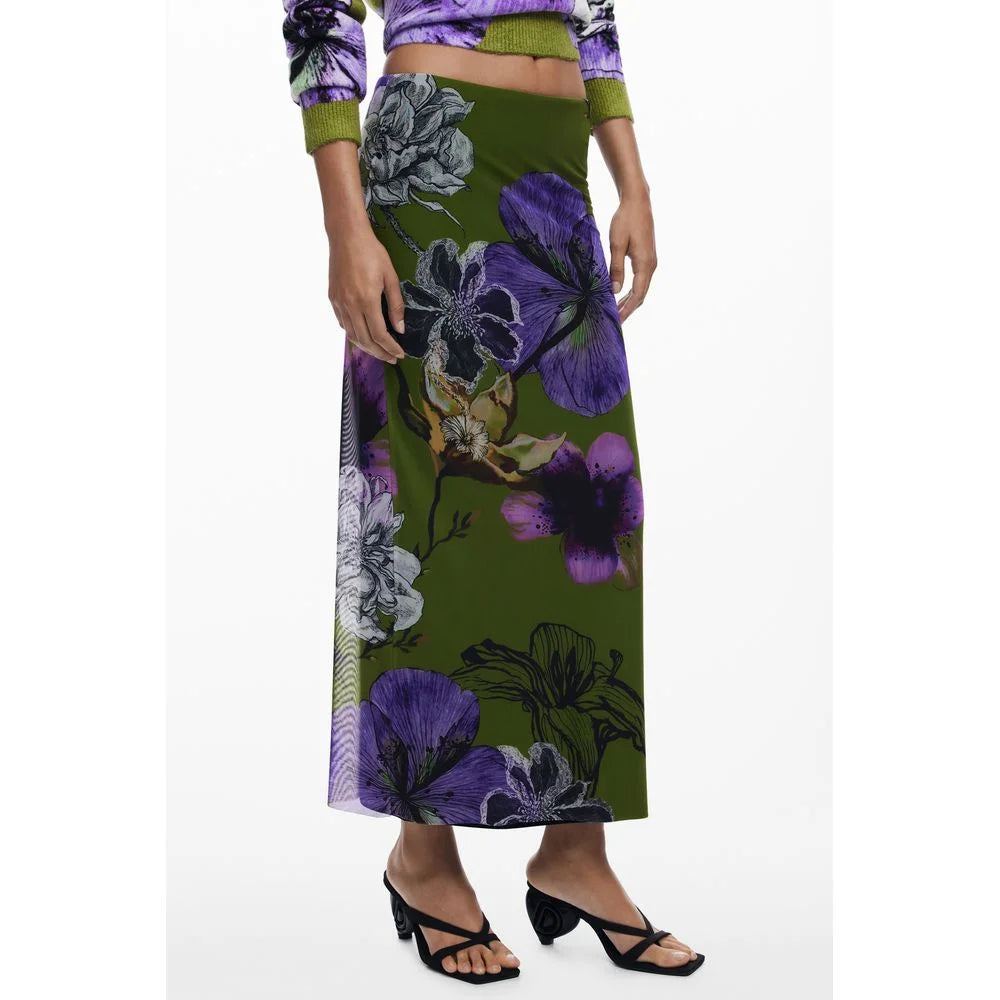 Desigual Green Polyester Women Skirt - Skirts