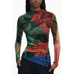 Desigual Green Viscose Women Sweater - XS