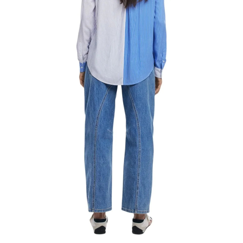 Desigual Light Blue Viscose Blouse - XL - Blouses