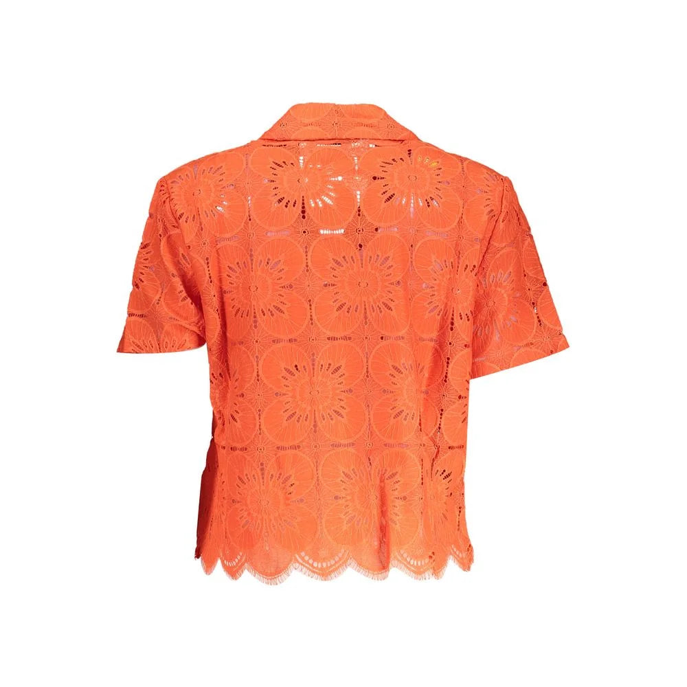 Desigual Orange Cotton Shirt - Shirts