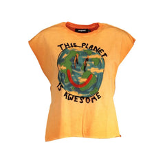 Desigual Orange Cotton Women T-Shirt - T-Shirts