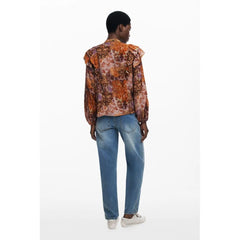 Desigual Orange Viscose Women Shirt - Shirts