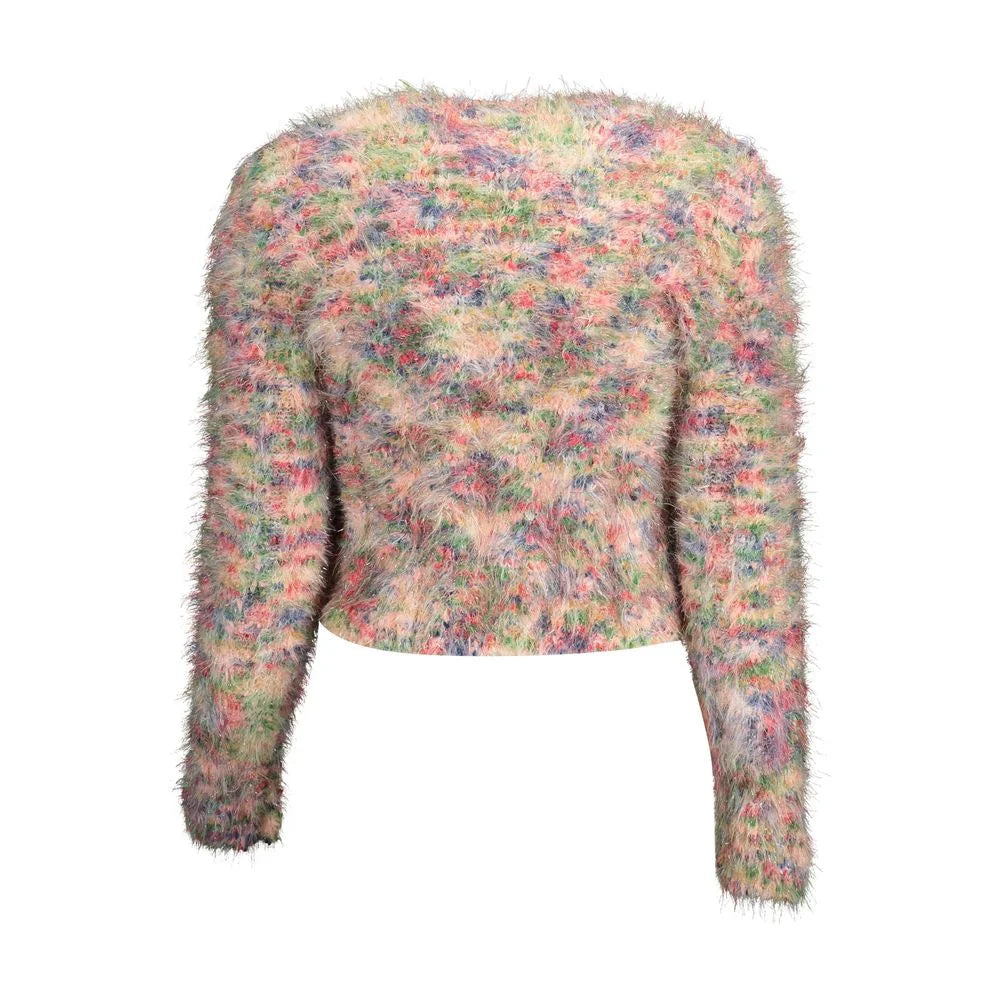 Desigual Pink Cotton Sweater - Sweaters