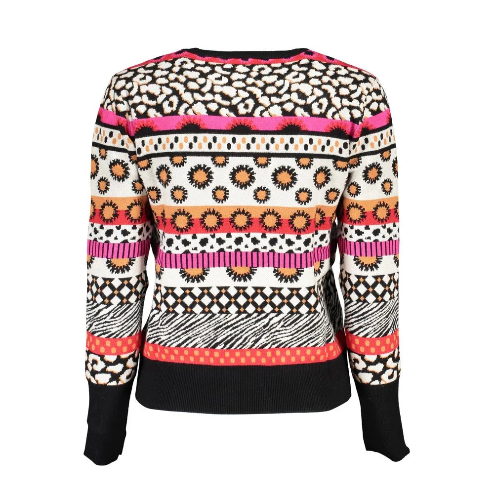 Desigual Pink Polyester Sweater - L