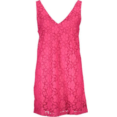 Desigual Pink Viscose Women Dress - L - Dresses
