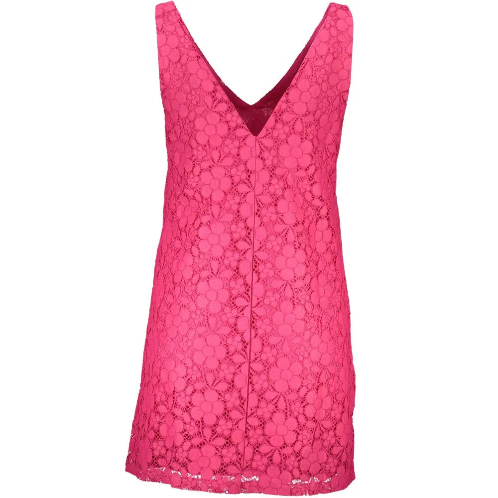 Desigual Pink Viscose Women Dress - L - Dresses