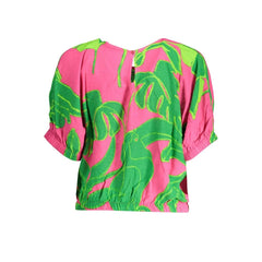 Desigual Pink Viscose Women Top - S - Blouses