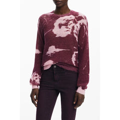 Desigual Pink Wool Women Sweater - Sweaters