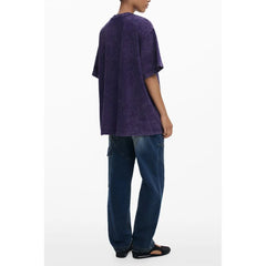 Desigual Purple Cotton Women T-Shirt - M