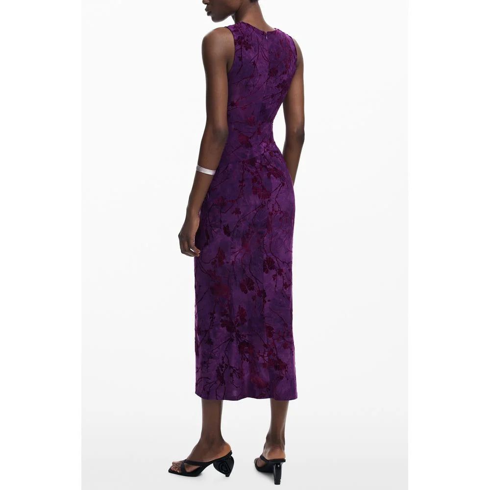 Desigual Purple Polyester Women Dress - Dresses
