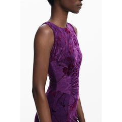 Desigual Purple Polyester Women Dress - Dresses
