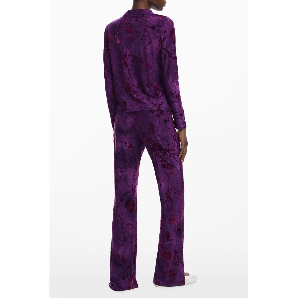 Desigual Purple Polyester Women Shirt - Shirts