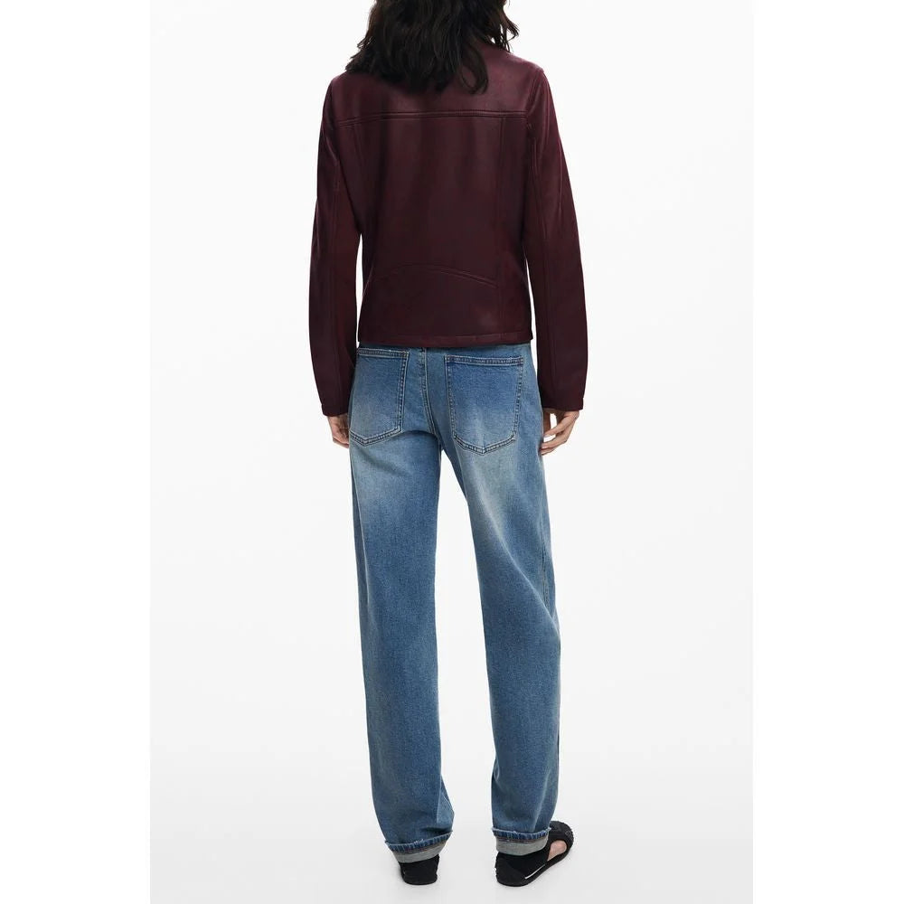 Desigual Red Polyester Women Jacket