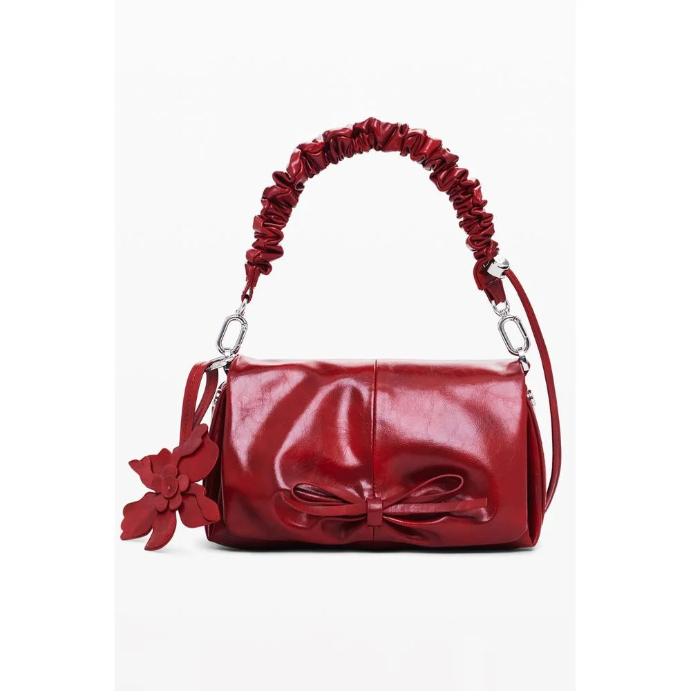 Desigual Red Polyethylene Women Handbag - Shoulder Bags