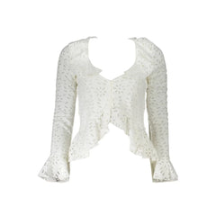 Desigual White Cotton Shirt - Blouses