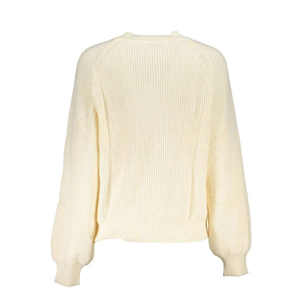 Desigual White Fabric Sweater - Sweaters