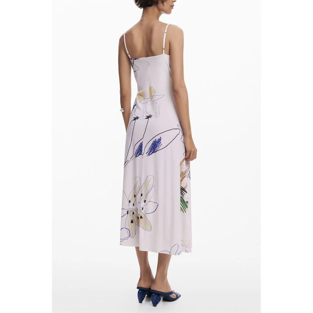 Desigual White Polyester Women Dress