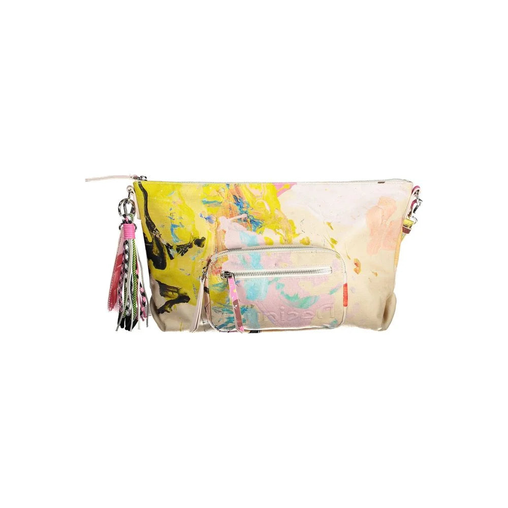 Desigual White Polyester Women Handbag - Shoulder Bags