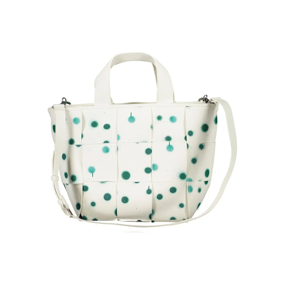 Desigual White Polyethylene Handbag - Shopper Bags