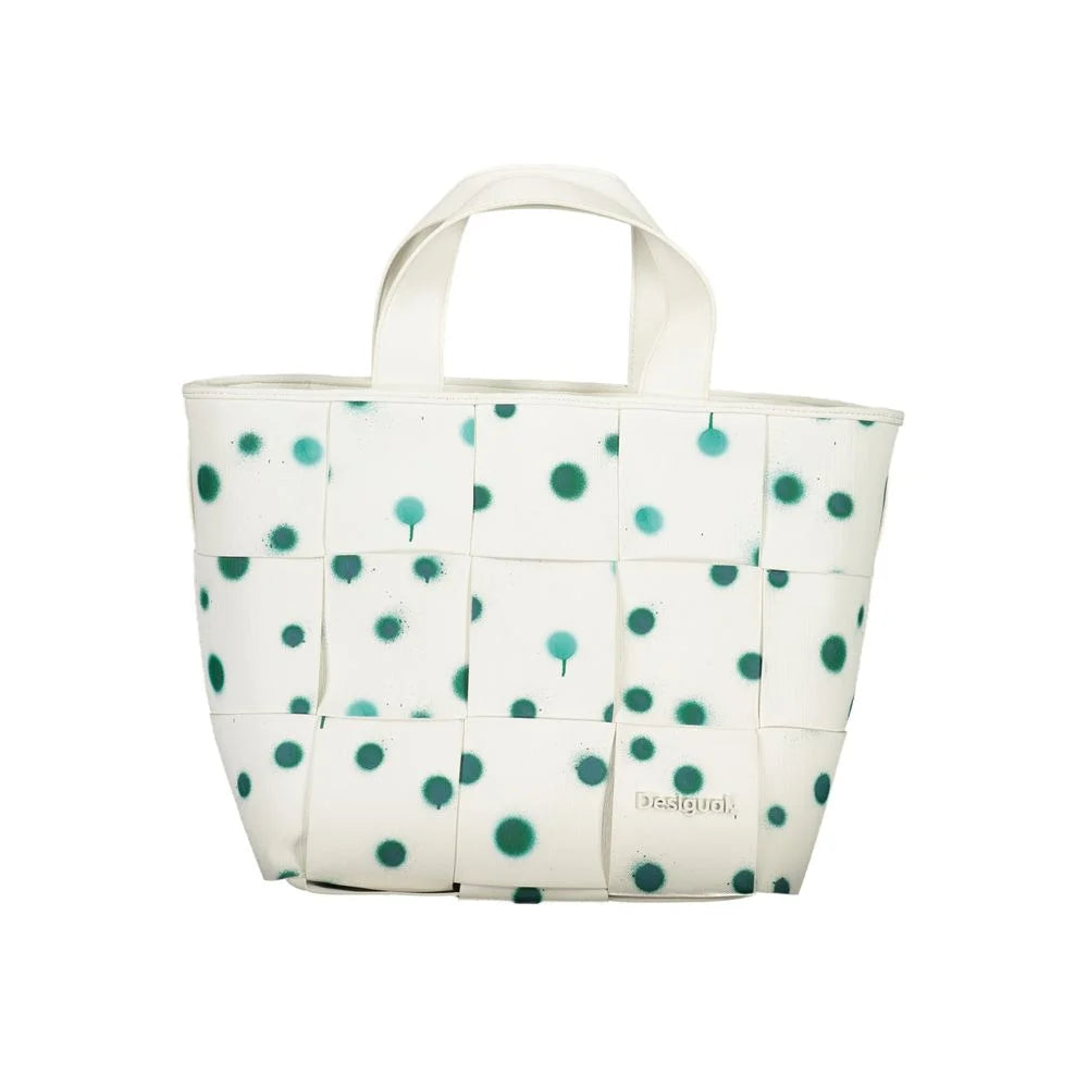 Desigual White Polyethylene Handbag - Shopper Bags