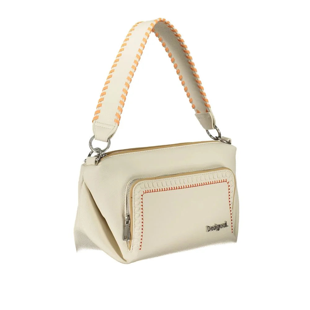 Desigual White Polyethylene Handbag - Shoulder Bags