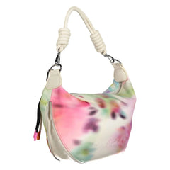 Desigual White Polyethylene Women Handbag - Half-Moon Bags