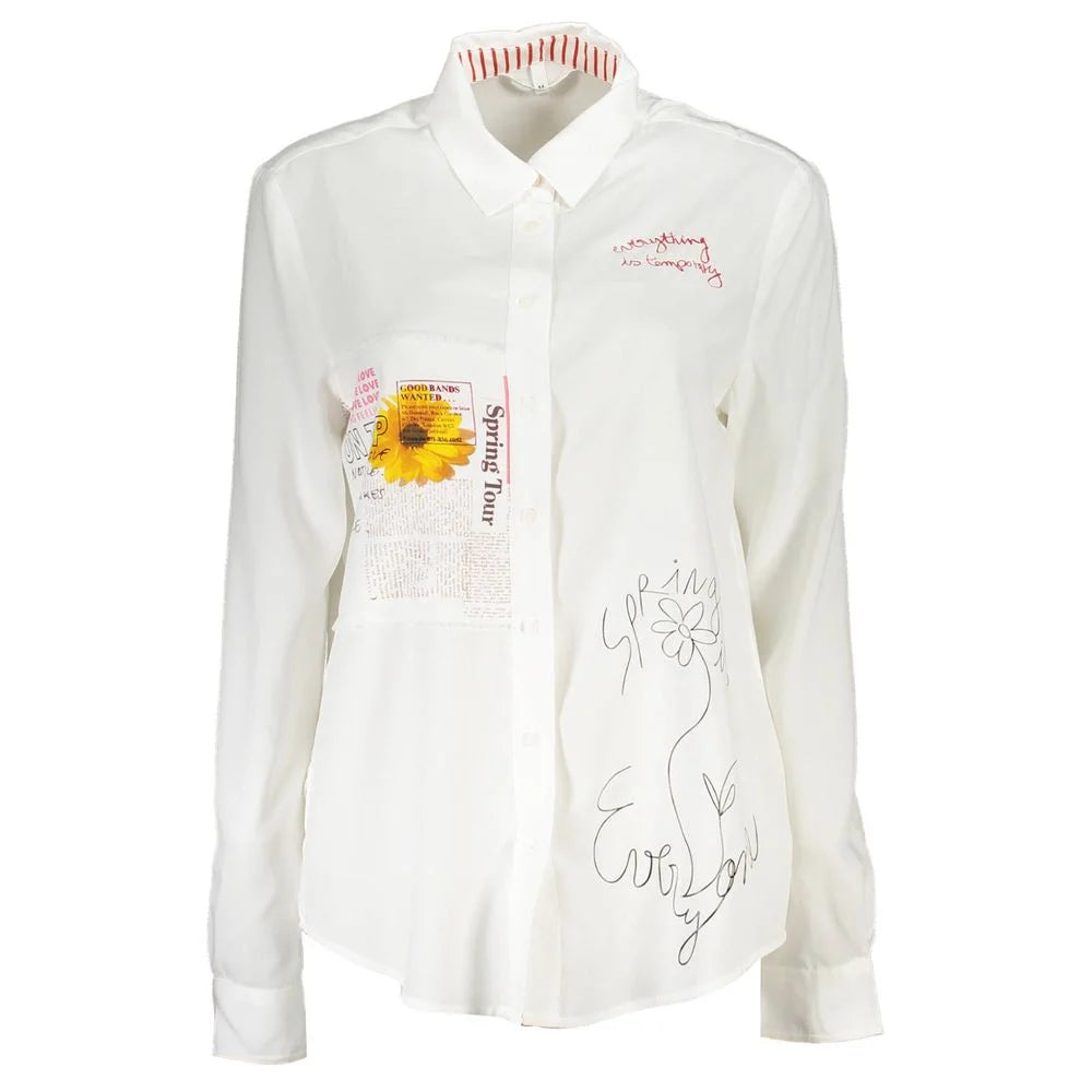 Desigual White Viscose Shirt - Shirts
