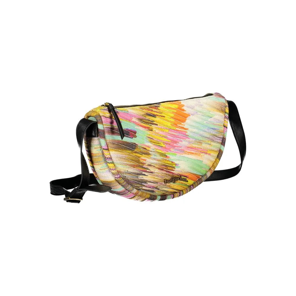 Desigual Yellow Polyester Handbag - Shoulder Bags