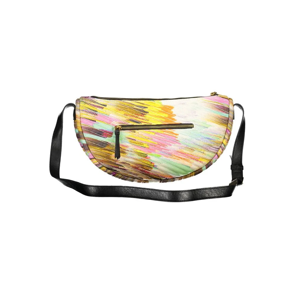 Desigual Yellow Polyester Handbag - Shoulder Bags