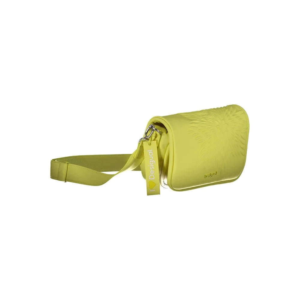 Desigual Yellow Polyethylene Handbag - Cross Body Bags