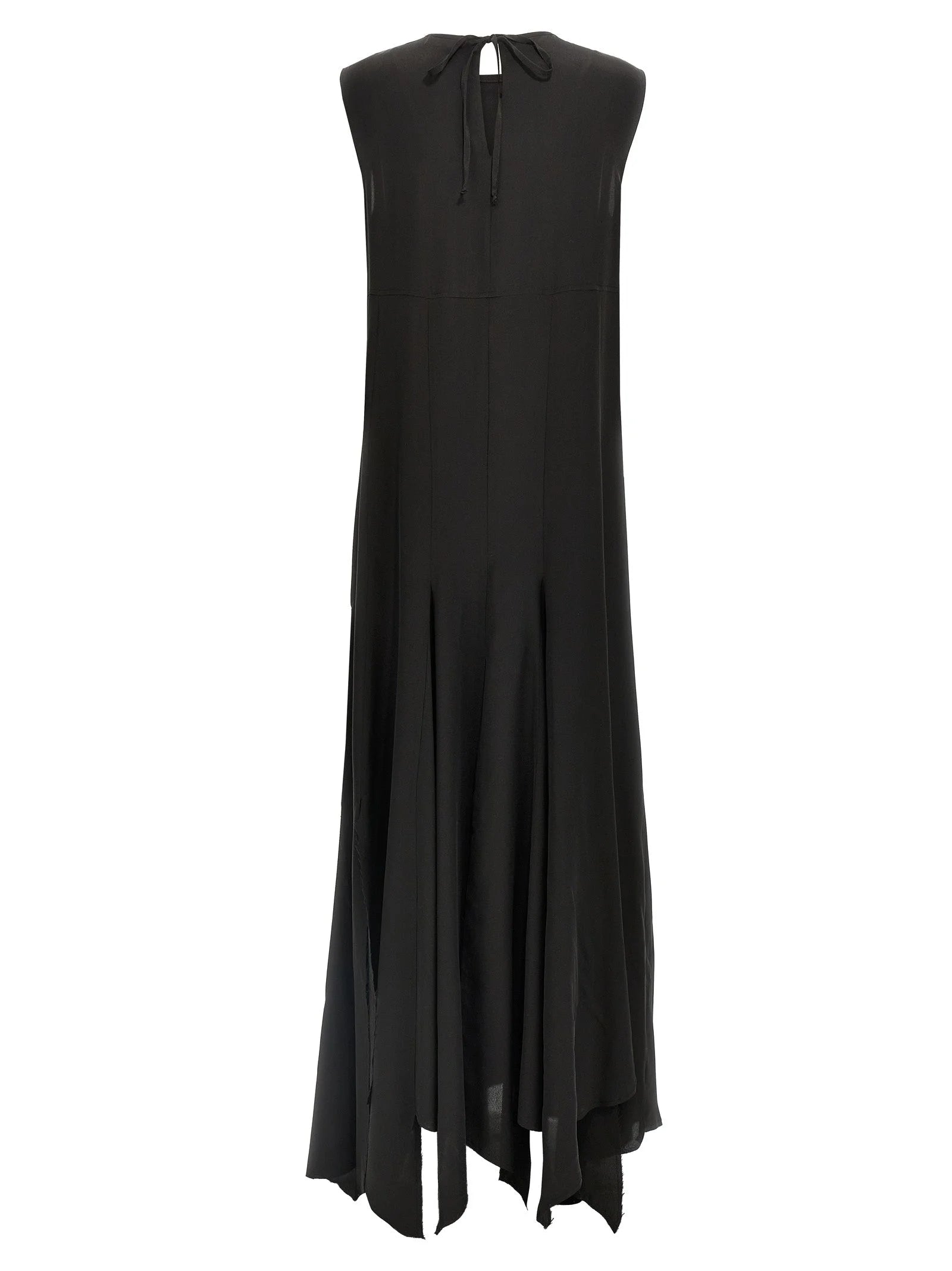 DI.LA3 PARI’ Black Silk Long Dress