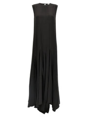 DI.LA3 PARI’ Black Silk Long Dress