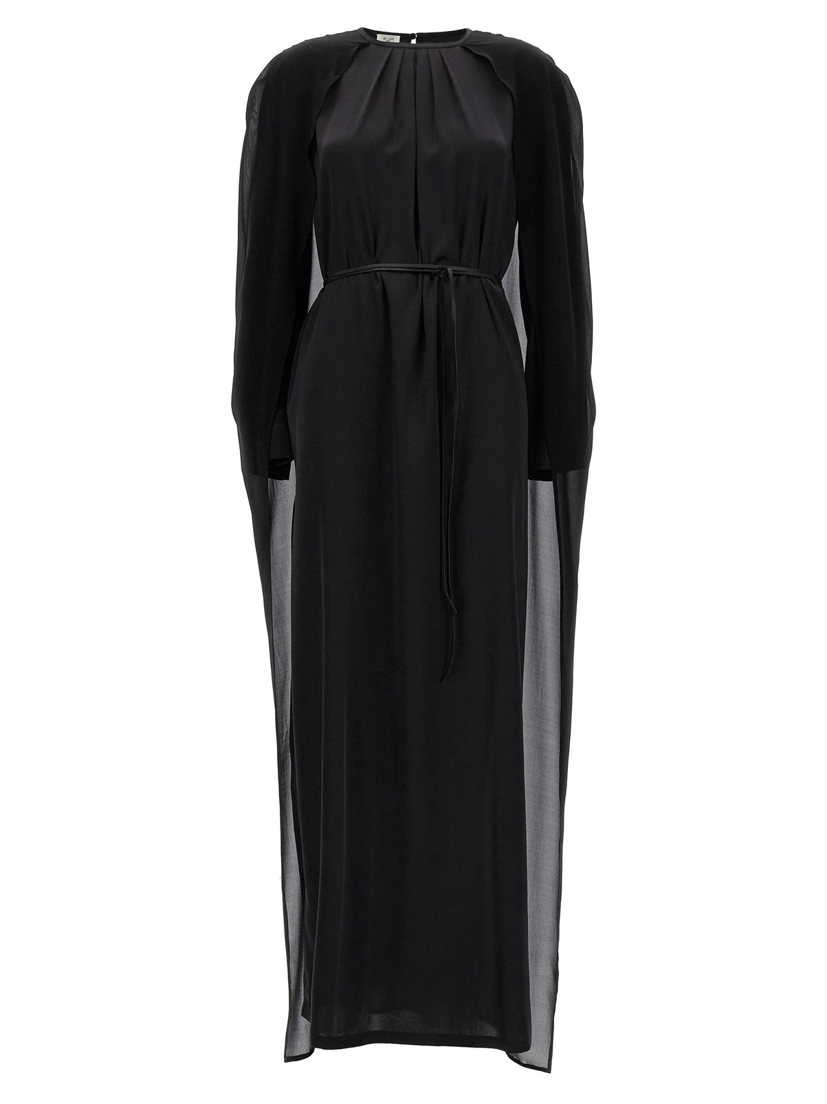 DI.LA3 PARI’ Black Silk Long Dress - S