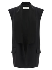 DI.LA3 PARI’ Black Viscose Sleeveless Jacket