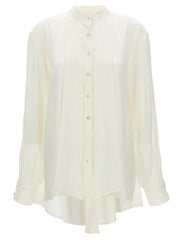 DI.LA3 PARI’ White Silk Blouse - S