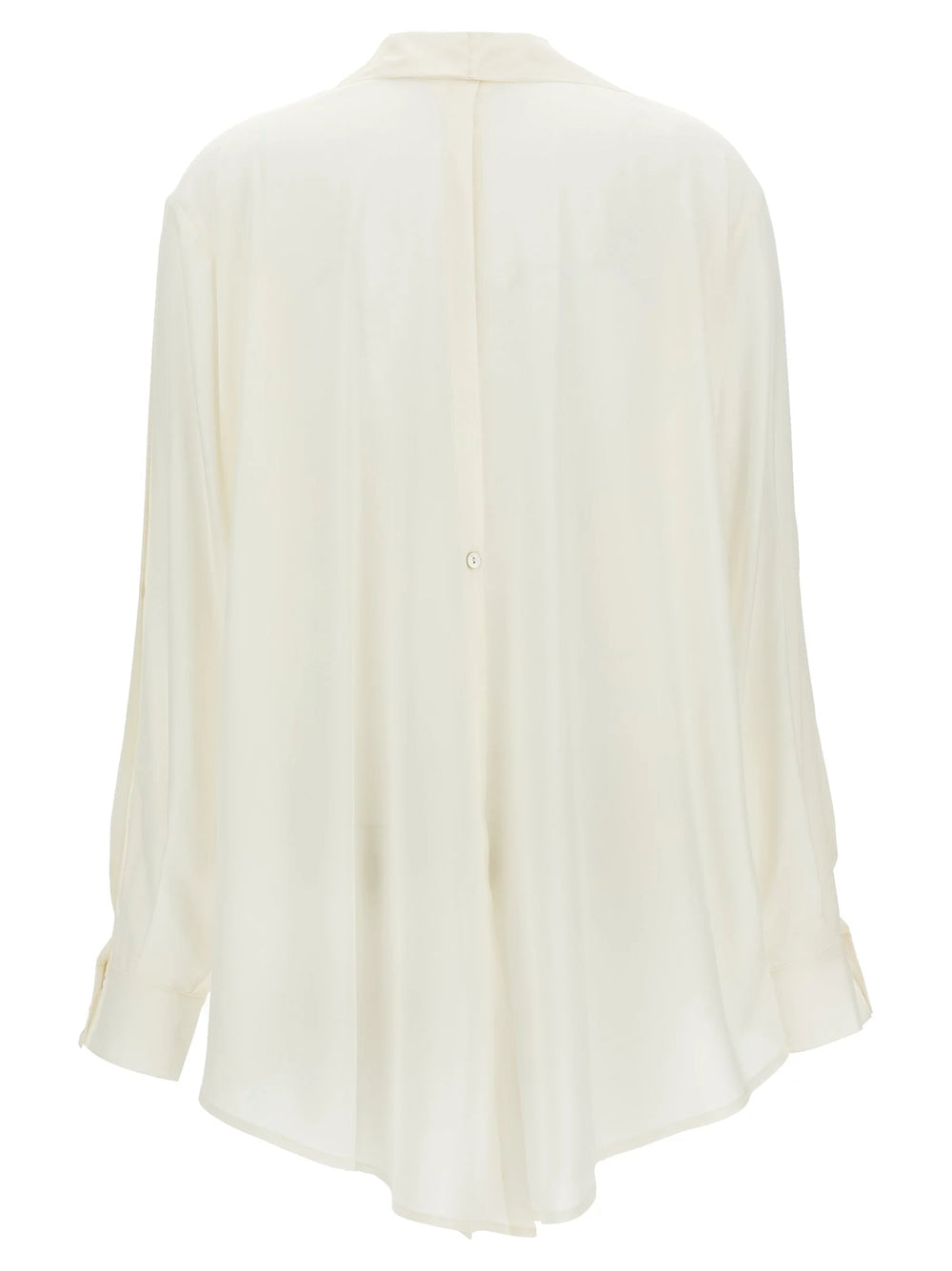 DI.LA3 PARI’ White Silk Blouse - S