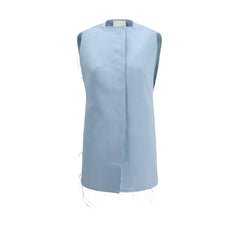 Di Stavnitser Light Blue Polyester Casual Dress