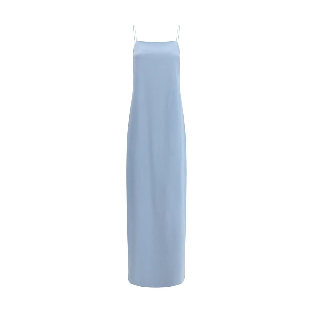 Di Stavnitser Light Blue Silk Long Dress