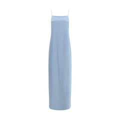 Di Stavnitser Light Blue Silk Long Dress