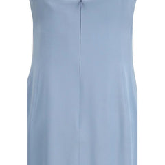 Di Stavnitser Light Blue Silk Long Dress