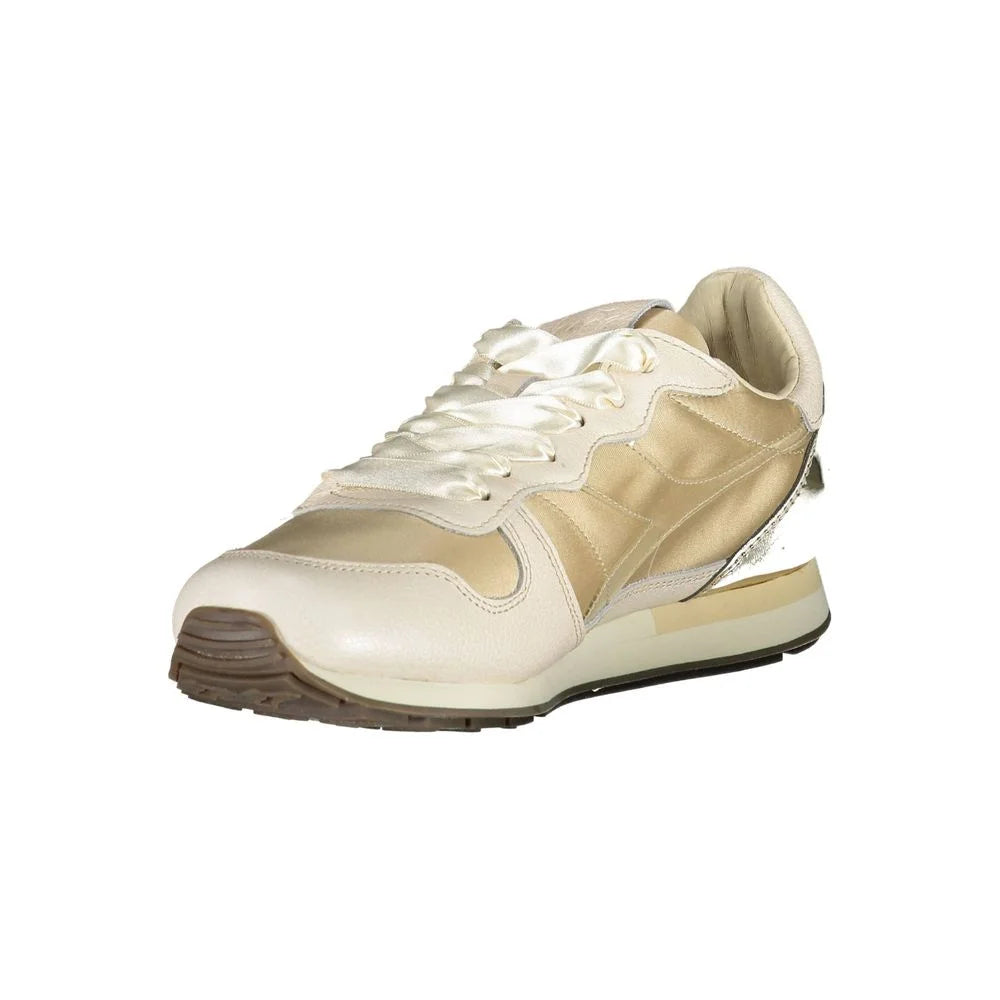 Diadora Beige Leather Women Sneaker - Sneakers