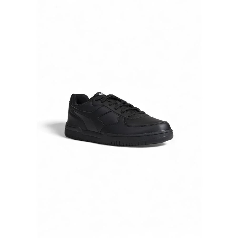 Diadora Black Artificial Leather Low Top Sneakers - EU41/US8