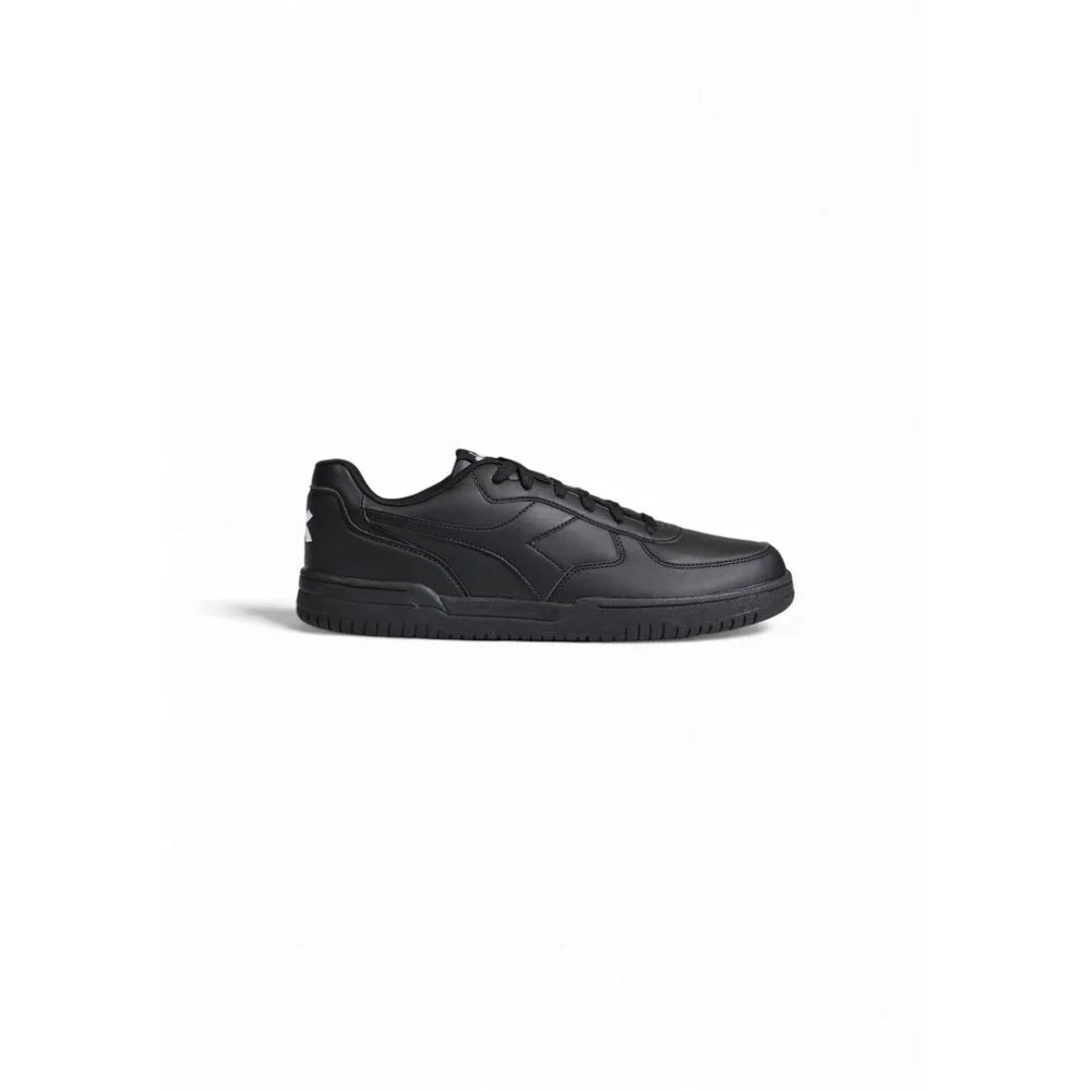 Diadora Black Artificial Leather Low Top Sneakers - EU41/US8