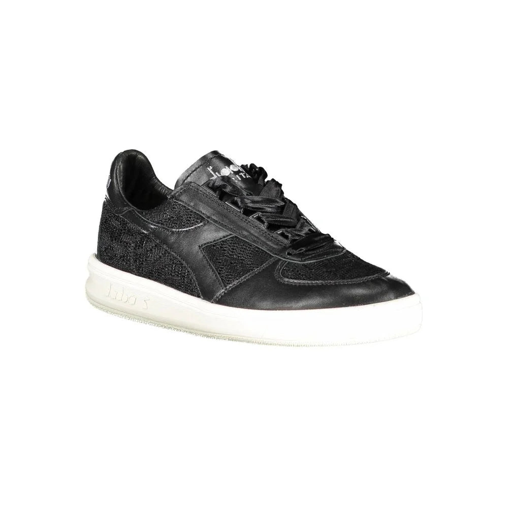 Diadora Black Fabric Sneaker - Athletic Shoes