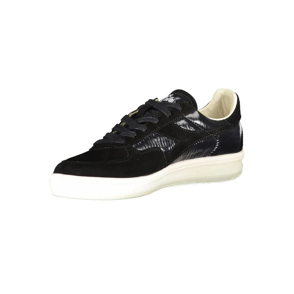 Diadora Black Leather Women Sneaker - EU38.5/US8.5 - Sneakers