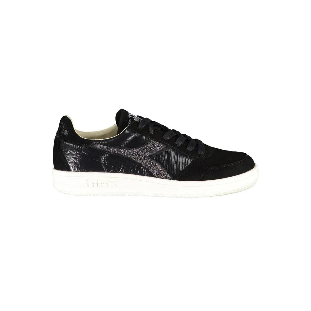 Diadora Black Leather Women Sneaker - EU38.5/US8.5 - Sneakers