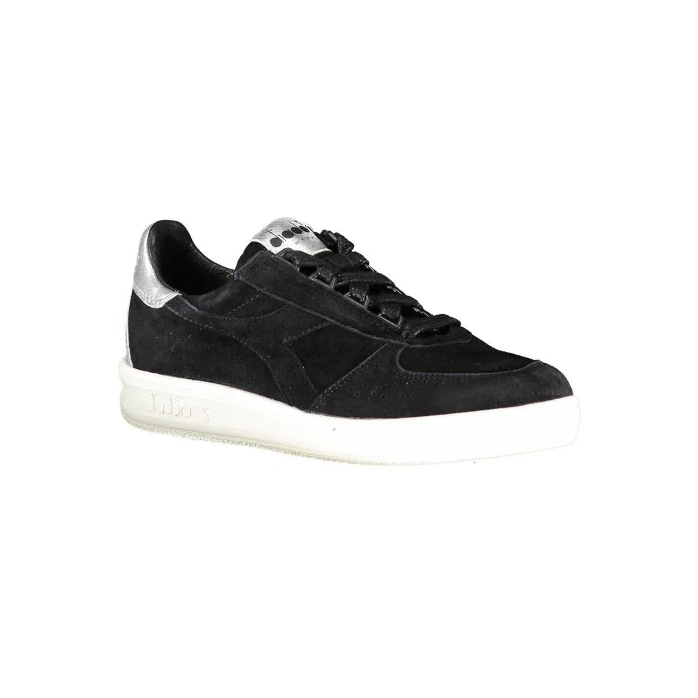 Diadora Black Leather Women Sneaker - Sneakers