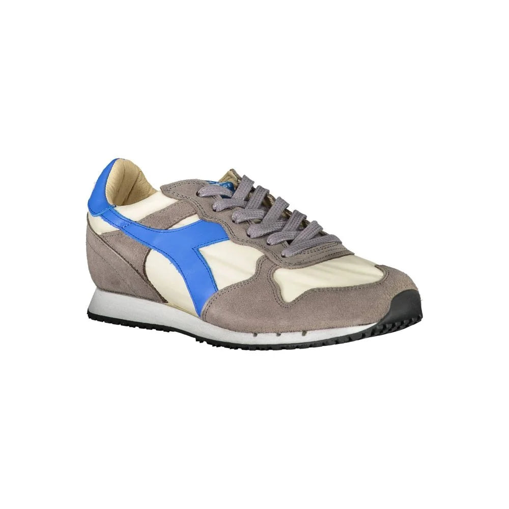Diadora Gray Fabric Sneaker - EU36.5/US6.5 - Athletic Shoes